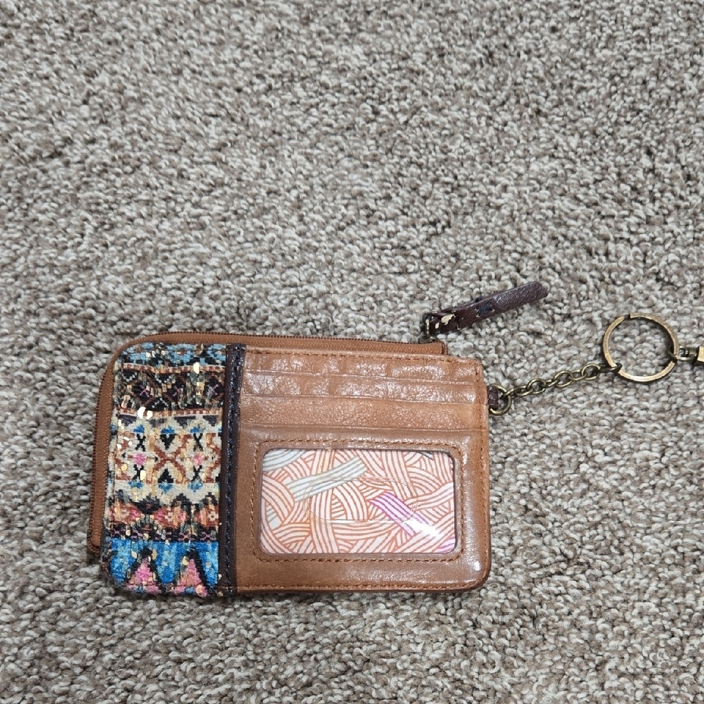 The Sak Tan and Multicolor Card Holder - Picture 2 of 6